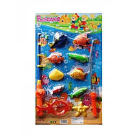 Рибалка 2 вудочки, 9 рибок, сачок, M0041U/R/13160/13162 (368-3)