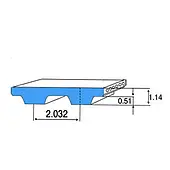 Профіль MXL 2.032 мм
