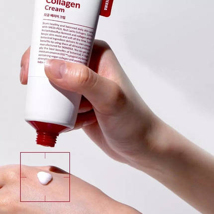 Захисний крем для обличчя Medi-Peel Red Lacto Peptide Collagen Barrier Cream, 80 мл, фото 3