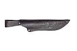 Елітний мисливський і рибальський ніж з кап-берези, сталь 440С, шкіряні піхви, фото 2