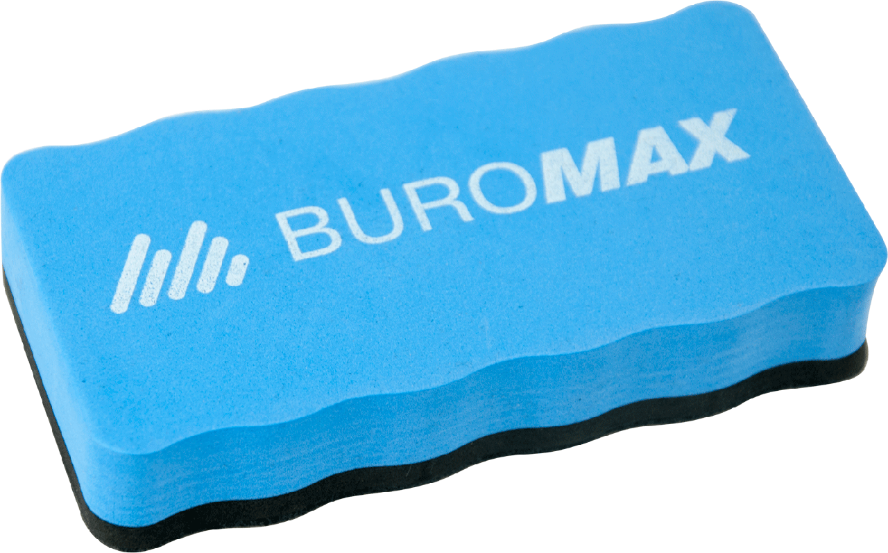 Губка для маркерних дошок (з магнітом, синя) Buromax BM.0074-02