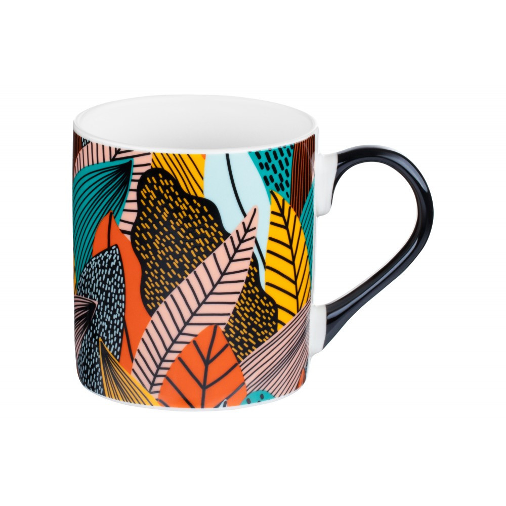 Чашка керамічна 400мл "Ardesto Leaves" AR3424