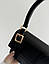 Якісна невелика жіноча сумка Jacquemus Le Chiquito Moyen Boucle Black шкіряна жіноча сумка з ручкою, фото 9