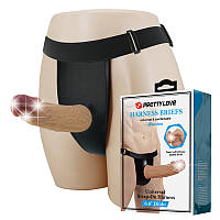 Страпон - Pretty Love Harness Briefs Houston 6.8"