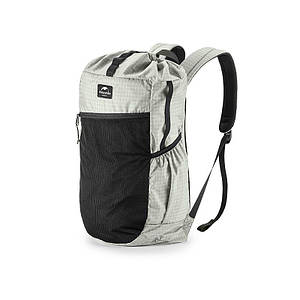 Легкий туристичний рюкзак Naturehike NH20BB206, 20 л (Light Grey)