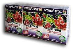 Добриво "для плодово-ягідних чагарників" 300 г «Чистий лист», оригінал