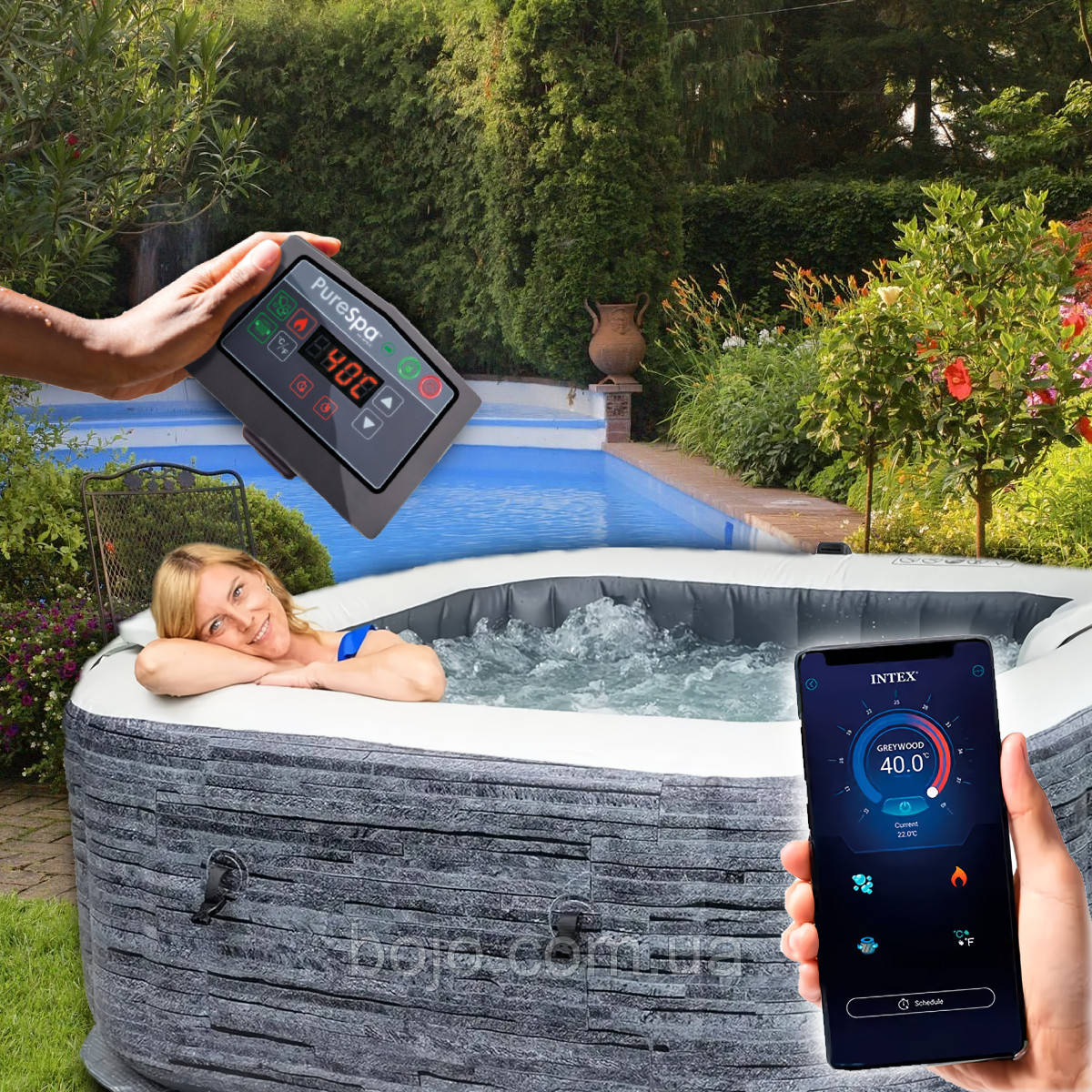 Надувний джакузі - СПА Intex 28450