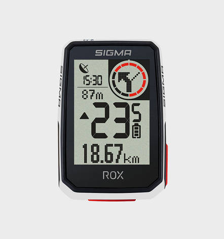 Велокомп'ютер ROX 2.0 White Sigma Sport, фото 1