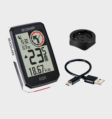 Велокомп'ютер ROX 2.0 White Sigma Sport, фото 2