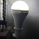 Акумуляторна аварійна LED лампочка 18Вт Е27 6500K, фото 2