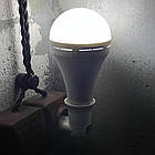 Акумуляторна аварійна LED лампочка 18Вт Е27 6500K, фото 7