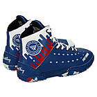 Борцовки шкіряні Fistrage 9736 розмір 43 Blue-White, фото 4