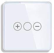 Сенсорний димер c WiFi + BLE 1DAL | Скляний світлорегулятор 1 канал, Білий (G86D-DR.WF.WT), фото 3