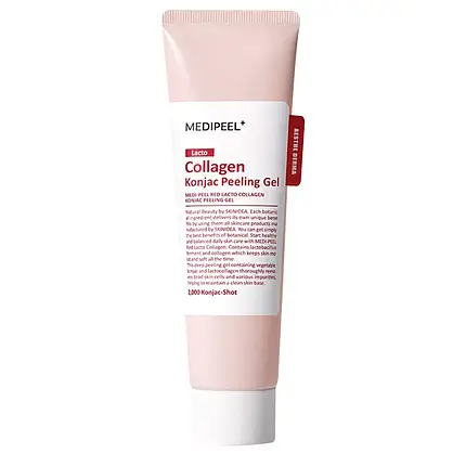 Пілінг-гель для обличчя Medi-Peel Red Lacto Collagen Konjac Peeling Gel, 95 мл, фото 1