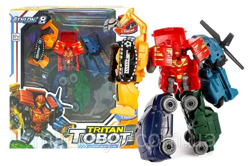 Трансформер Тобот Тритан 5в1, Tobot Tritan Champion