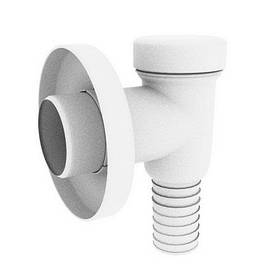 Мінісифон для пральної машини Kronoplast з відводом до каналізації 32/55, розетка