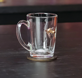 Чашка з кулею, куля в чашке