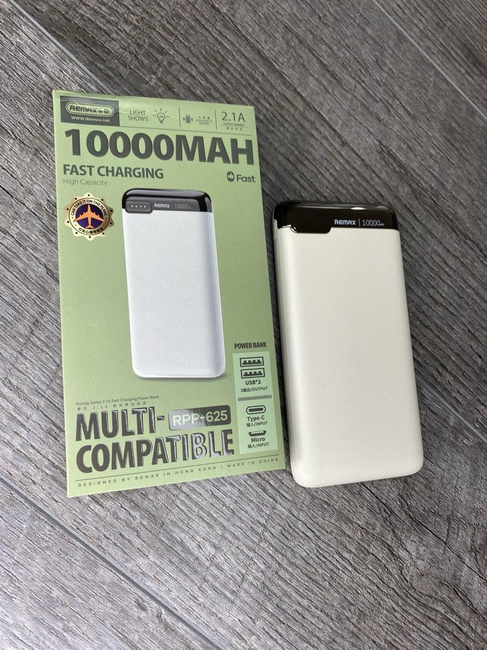 Power Bank Remax Ruinay RPP-625 10000 mAh, 2.1A