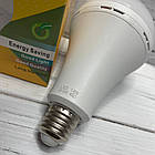 Акумуляторна аварійна LED лампочка 18Вт Е27 6500K, фото 9