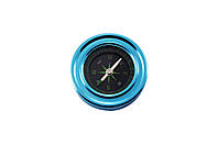 Чудовий магнітний туристичний компас у синьому кольорі