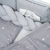 Дитячий постільний комплект на 7 елементів Twins Кролик, grey, фото 3