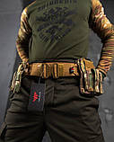 Тактичний розвантаження РПС YAKEDAз ремнем, підсумками та стропами MOLLE ИМ5544, фото 2