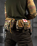 Тактичний розвантаження РПС YAKEDAз ремнем, підсумками та стропами MOLLE ИМ5544, фото 3