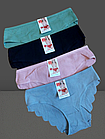 Плавки труси жіночі бавовна стрейч №9011 р.42-44 46. Від 6 шт по 39грн., фото 3