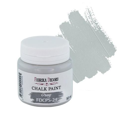 Крейдяна фарба Chalk Paint Сіра 50ml