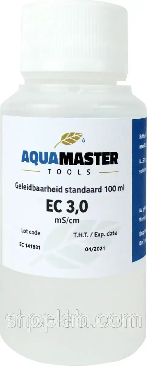 Калібрувальний розчин EC 3.0 для ЕС-метрів (100мл) Aqua Master, Нідерланди, 1100