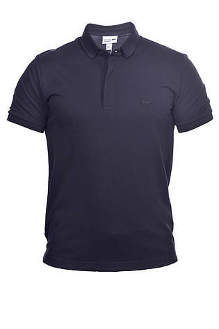 Футболка-поло чоловіча Lacoste 24-260 темно-синя, фото 1
