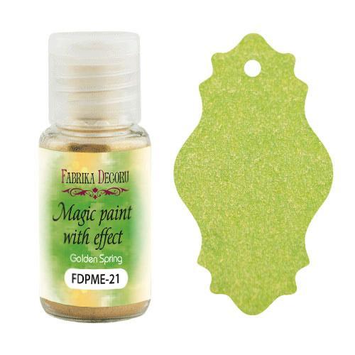 Суха фарба Magic paint with effect Золота весна 15 мл