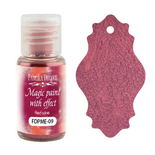 Суха фарба Magic paint with effect Червоне вино 15 мл