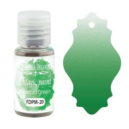 Суха фарба Magic paint Смарагдово-зелений 15 мл