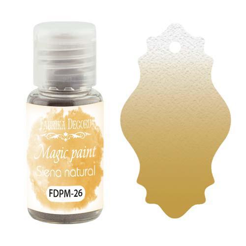 Суха фарба Magic paint Сієна натуральна 15 мл