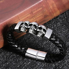 Браслет з черепами BKZ028, фото 2