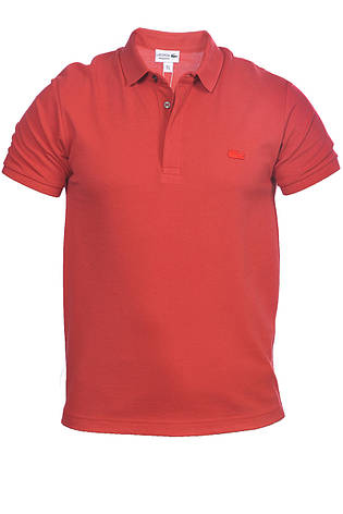 Футболка-поло чоловіча Lacoste 24-260 червона, фото 1