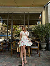 Красиве плаття вільного муслін короткі рукави розміри норма, фото 2