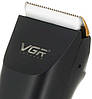 Професійний тример VGR V-286 машинка для стриження волосся й бороди на акумуляторі з насадками, фото 8