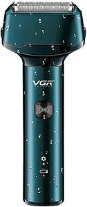 Електробритва VGR V-370 чоловіча професійна шейвер акумуляторна для сухого та вологого гоління