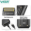 Електробритва VGR V-363 чоловіча професійна шейвер акумуляторна для сухого та вологого гоління, фото 6