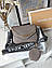 Стильна якісна повсякденна жіноча сумка крос-боді Michael Kors сумка з гаманцем сумка 2в1, фото 3