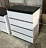 Комод 4Ш Мія Біла німфея/Бетон темний Світ Меблів, фото 6