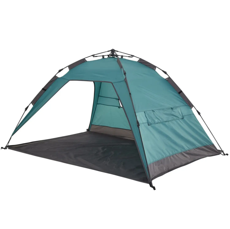 Намет Пляжний Кемпінговий Uquip Buzzy UV 50+ Blue/Grey (241002) для відпочинку на пляжі