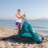 Намет Пляжний Кемпінговий Uquip Buzzy UV 50+ Blue/Grey (241002) для відпочинку на пляжі, фото 9