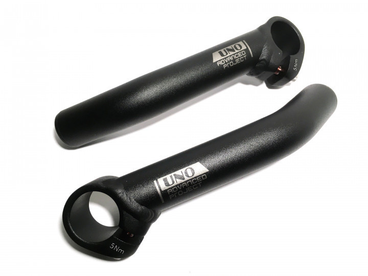 Ріжки керма 22,2×130ММ алюмінієві чорні UNO SBE-16