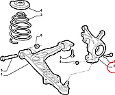 Цапфа права + ABS Lancia 1995-2003, Виробник: FIAT, OE: 46553686, 7770986