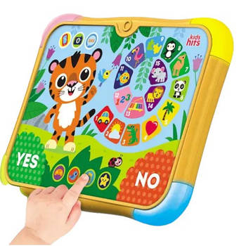 Планшет інтерактивний Kids Hits Вікторина про тигр (150 запитань, 20 мелодій, 40 звуків) KH02/002