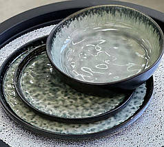 СІМЕЙНИЙ НАБІР ГРЕЙСТОК (6 ВЕЛИКИХ ТАРІЛОК + 6 МАЛИХ ТАРІЛОК + 6 МИСОК)