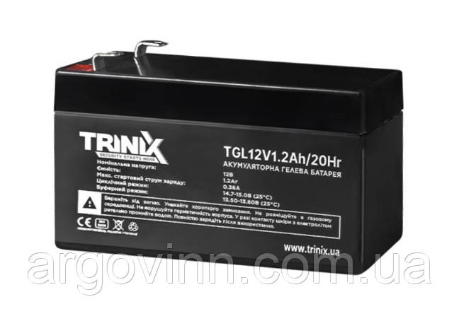 Акумуляторна батарея Trinix TGL 12V 1.2Ah 20Hr GEL
